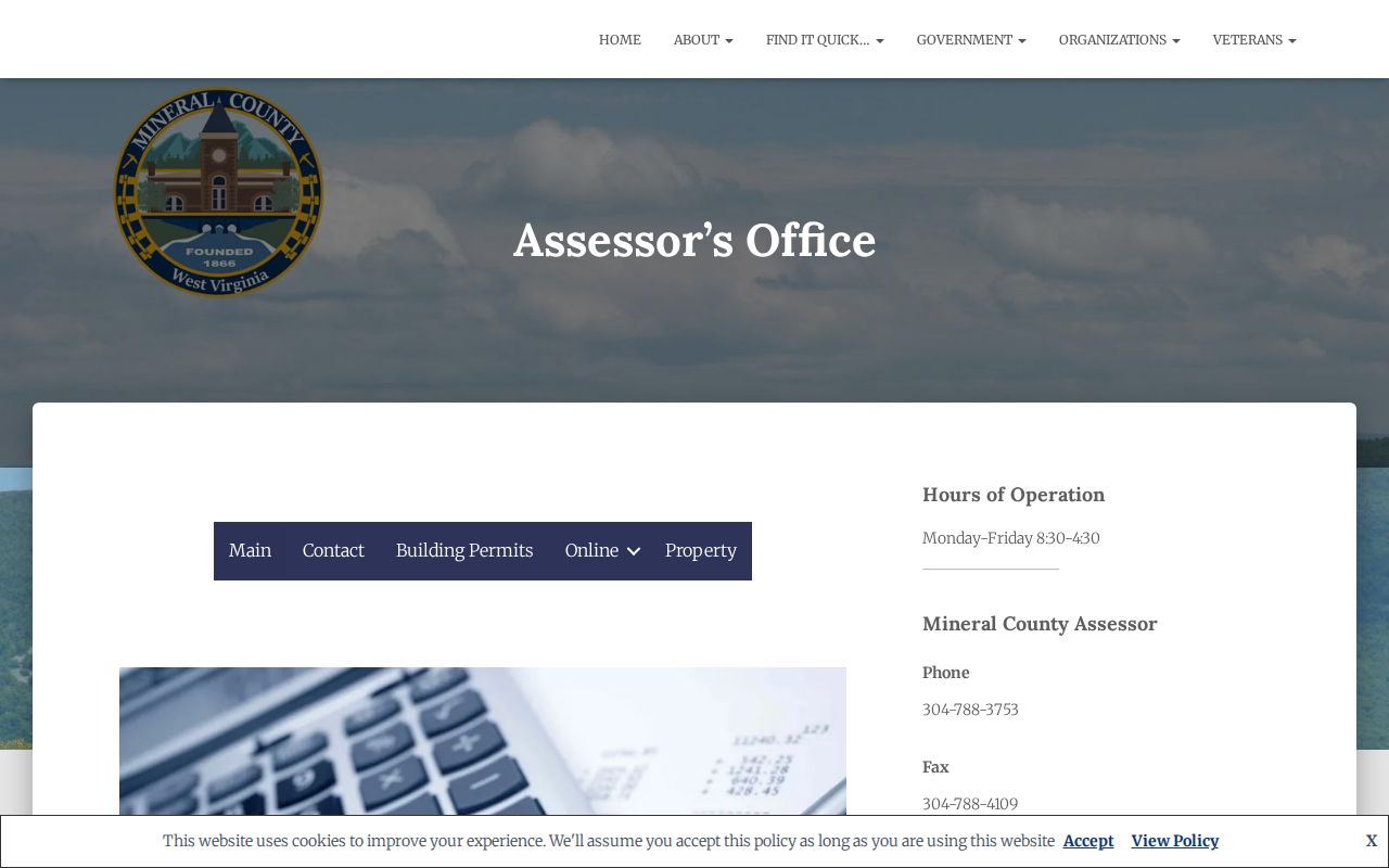Mineral County property records annual fair-market assessment guidance